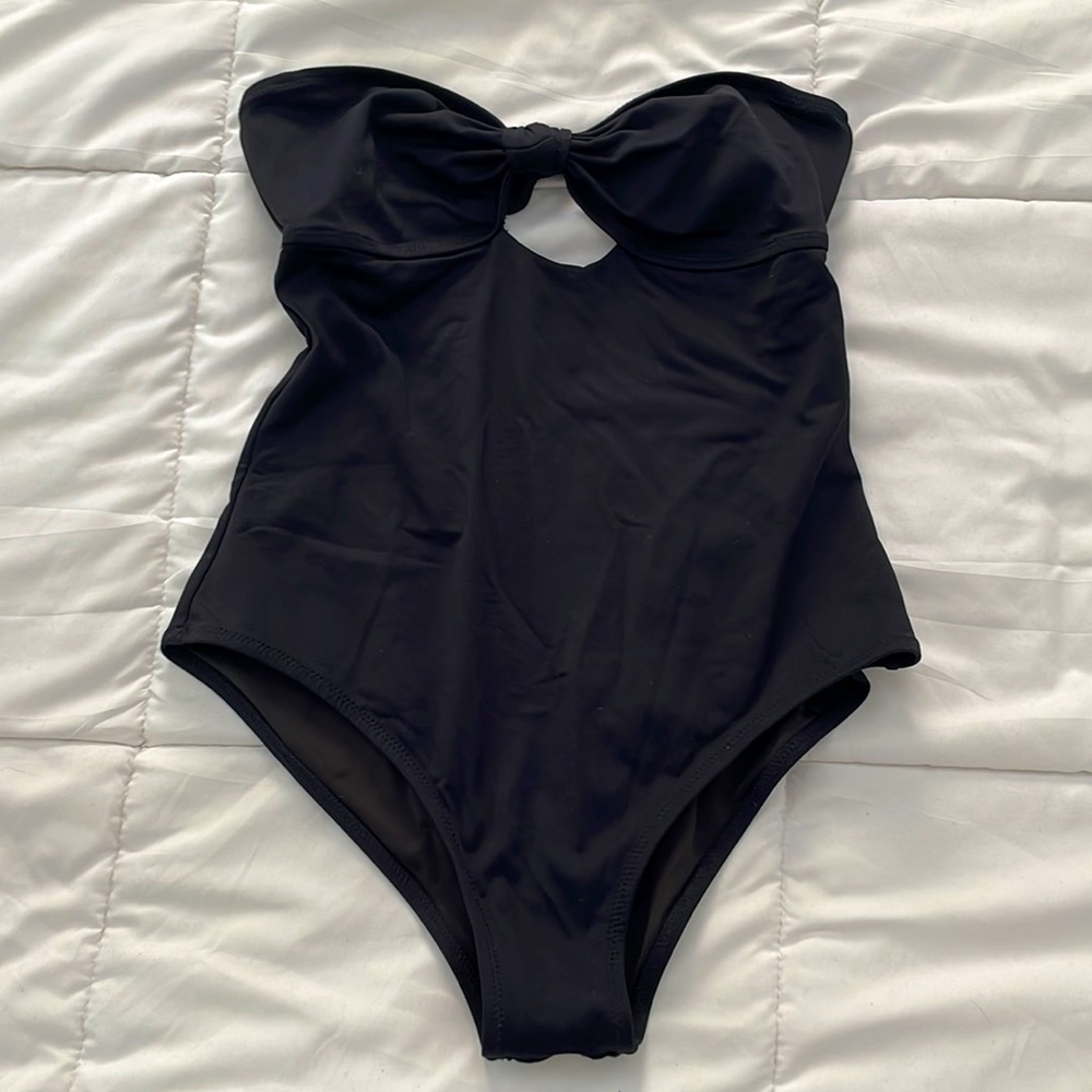 Eberjey So Solid Lulu one piece swimsuit, Medium